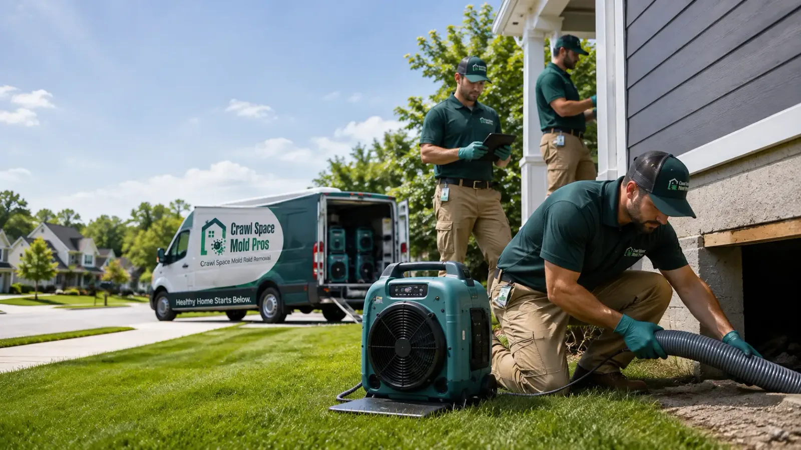 Crawl Space Mold Removal in Hazelwood, MO